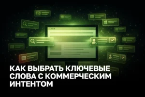 Разбираем, как выбирать ключевые слова с коммерческим интентом, чтобы получать лиды, а не пустые визиты.
